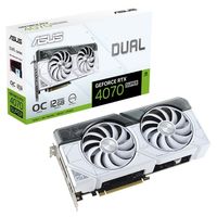 asus dual geforce rtx 4070 super white oc edition 12gb gddr6x