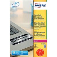 avery heavy duty labels laser 189 per sheet 254x10mm - l6008-20