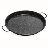 briebe bri-700524 paellera valenciana induccion 24cm para acero esmaltado vitroceramica fuego gas negro