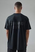 camiseta oversize active training dept negro