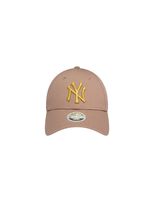 gorra new era new york yankees metallic 9forty mujer marron