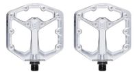 crankbrothers stamp 7 pequeno   edicion plata pedales planos plata pulida