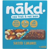 nakd salted caramel bar - pack of 4