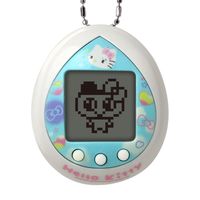 bandai tamagotchi hello kitty 50 aniversario azul cielo mascota virtual coleccionable