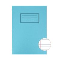 silvine exercise book a4 ruled with margin blue 10 pack ex108