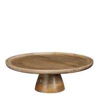 soporte para tarta de madera marron claro d30