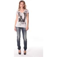 rich  royal camiseta tee-shirt kate 13q431 ecru para mujer