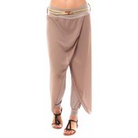 dress code pantalon fluido pantalon od fashion beige para mujer