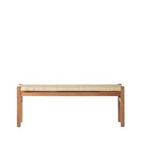 banco de madera natural 120x45 cm