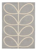 alfombra de lana orla kiely hojas gris 250 250 x 350cm