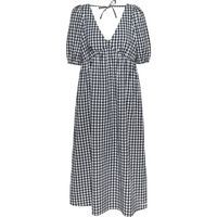 tommy jeans falda vestido gingham midi mujer para mujer