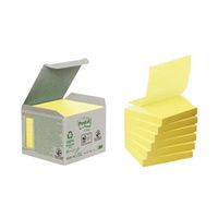 post-it recycled z-notes 76 x 76mm canary yellow 6 pack