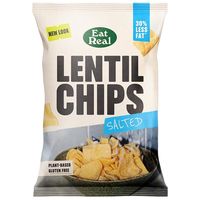 eat real lentil chips - salted - 95g