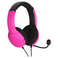 pdp airlite wired nebula pink auriculares gaming para playstation rosas