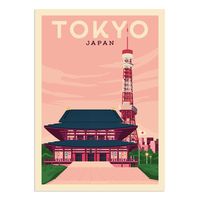 poster tokyo  30x40 cm