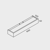 aplique de pared led apolo 17w ii