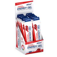 etixx caja geles energeticos ginsengguarana energy 12 unidades cereza grosella roja one size multicolor