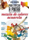 mezcla de colores acuarela