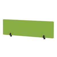 air desktop screen 1600x400mm bespoke myrrh green fabric