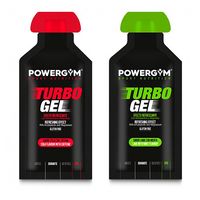 powergym gel energetico turbogel 30g limoenmunt one size black