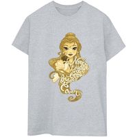 disney camiseta manga larga beauty and the beast never judge para mujer