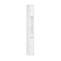 mueble columna para bano mdf blanco