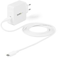 startech cargador de pared pd usb-c 60w blanco