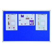 franken felt pin board x-traline 180 x 120cm blue - pt130503