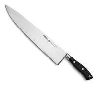 cuchillo cocinero acero inoxidable forjado nitrum 300 mm mango negro