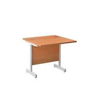 mezzo cantilever workstation white legs 800x800 beech