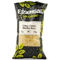 essential trading long grain brown rice - 500g