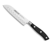 cuchillo santoku acero inoxidable forjado nitrum 140 mm mango negro