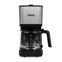 princess compact 12 cafetera de goteo 125l 750w negroplata