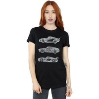 disney camiseta manga larga cars para mujer