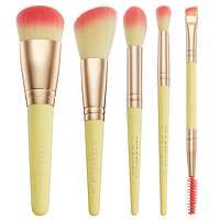 spectrum cocktails colour colada midi 5 piece brush makeup set