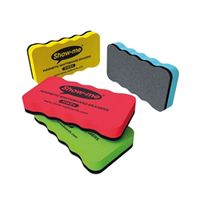 show-me magnetic whiteboard eraser assorted 4 pack mwe4