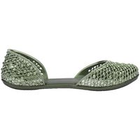 melissa bailarinas crown fem - metallic greengreen para mujer