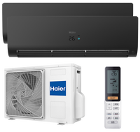 aire acondicionado multisplit 2x1 haier flexis uv 22363000 fg wifi negro