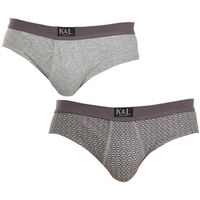 kisseslove calzoncillos kls4-2010-gray para hombre