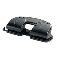 rexel value range 4-hole punch black - 08309