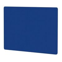 air screen for back-to-back desk 1200x800mm bespoke stevia blue fabric