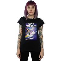 disney camiseta manga larga wreck it ralph happy caturday para mujer