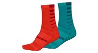 calcetines para mujer endura coolmaxr stripe green red