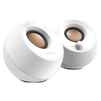 creative pebble 20 altavoces estereo usb blancos