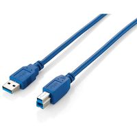 equip cable usb-a 30 a usb-b machomacho 3m azul