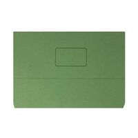 document wallet 220gsm foolscap green pack of 50 45914east