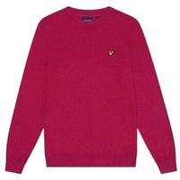 lyle  scott jersey kn2110v merino crew-x23 rich burgundy para hombre