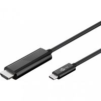 goobay cable usb-c a hdmi machomacho 18m negro