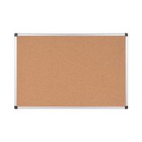 bi-office maya cork notice board  alumin