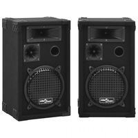 vidaxl altavoces pasivos profesionales 800w negros